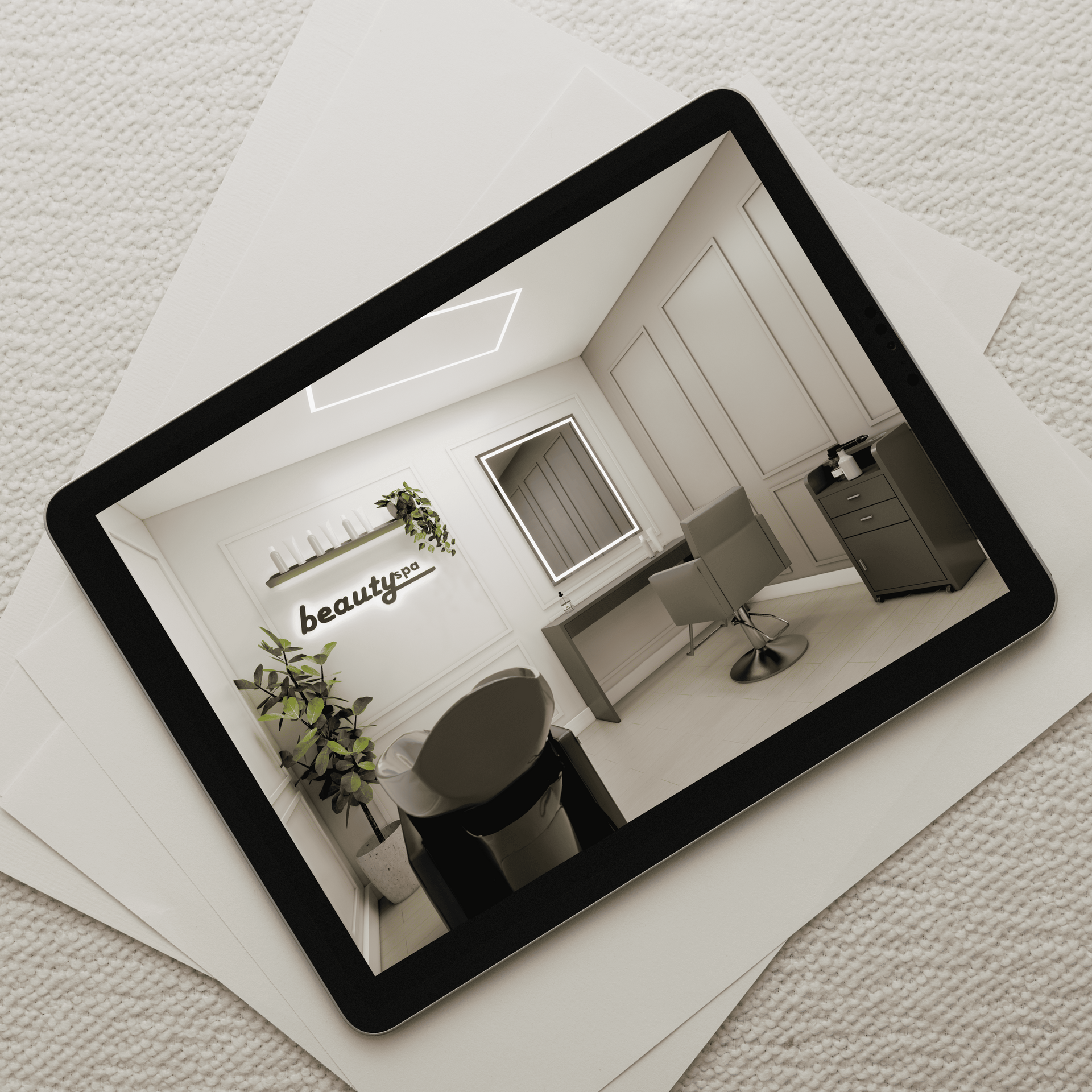 Hair Salon Monochrome Edition